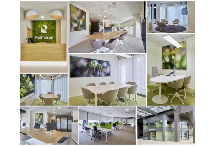 Raiffeisen Differdange par Eric Devillet Photographe Professionnel Corporate Architecture Luxembourg Belgique France